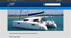 Desktop Screenshot of croatia-charter.com